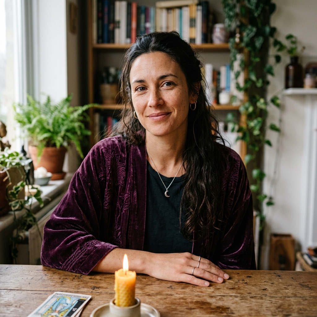 Adriana Peña, tarotista y guía espiritual